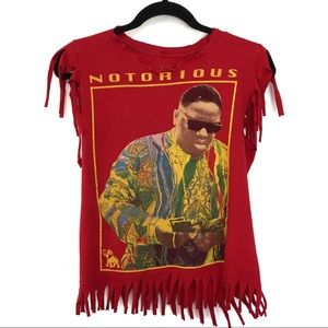 [BROOKLYN MINT] Fringed NOTORIOUS B.I.G. Size S/P